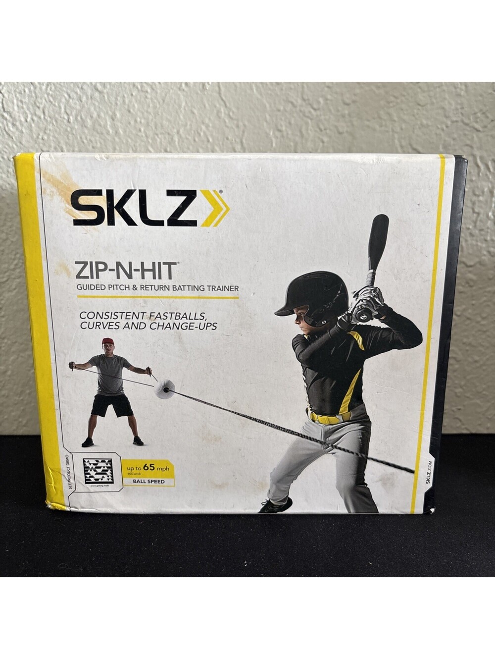 SKLZ ZIP-N-HIT PRO BASEBALL/SOFTBALL GUIDED PITCH & RETURN BATTING TRAINER